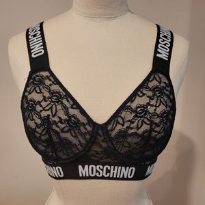 NWOT Moschino Underwire Lace Bra